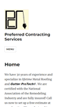 Mobile Screenshot of preferredcontractingservices.com